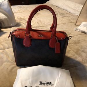 Leather Signature Satchel